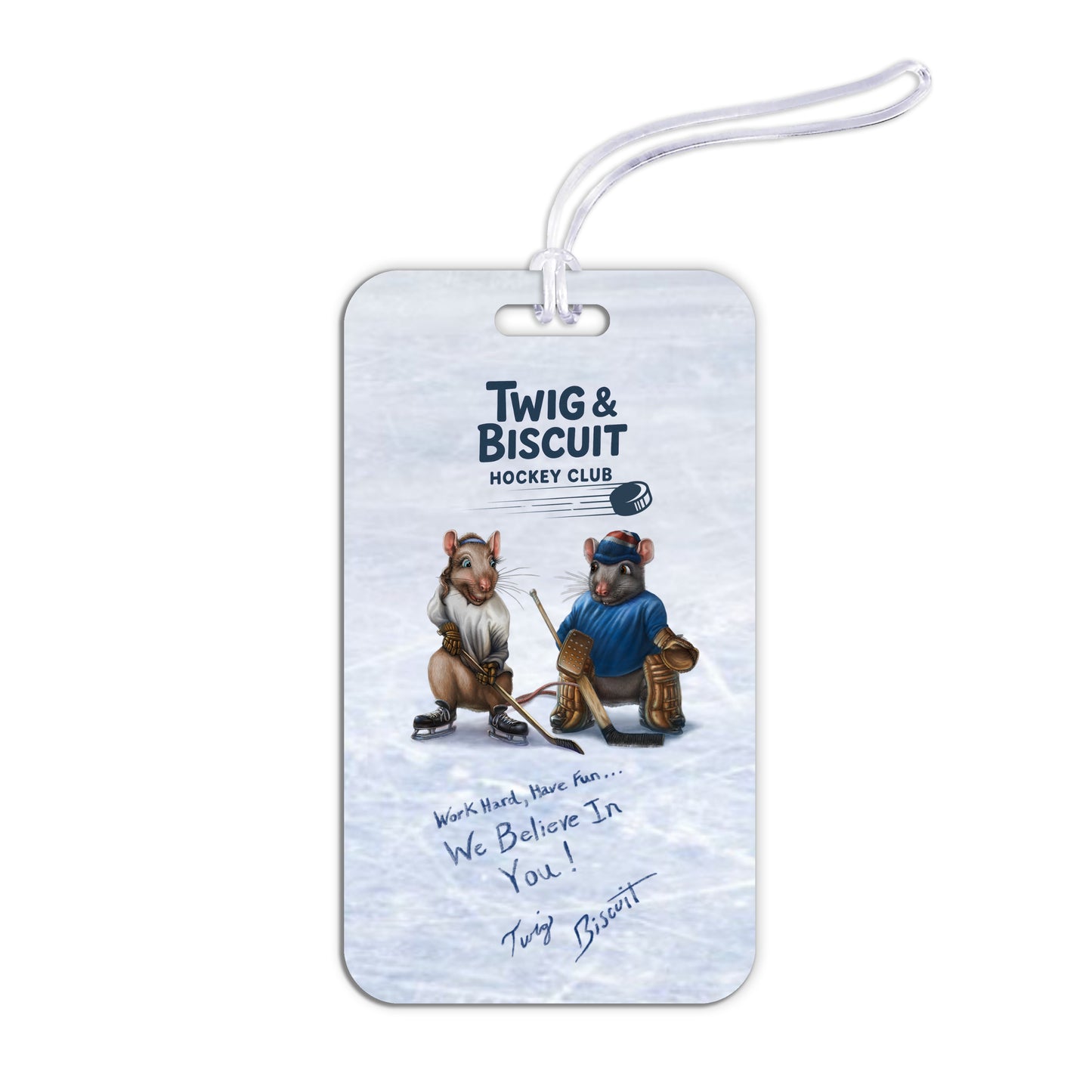 Hockey Gear Checklist Bag Tag
