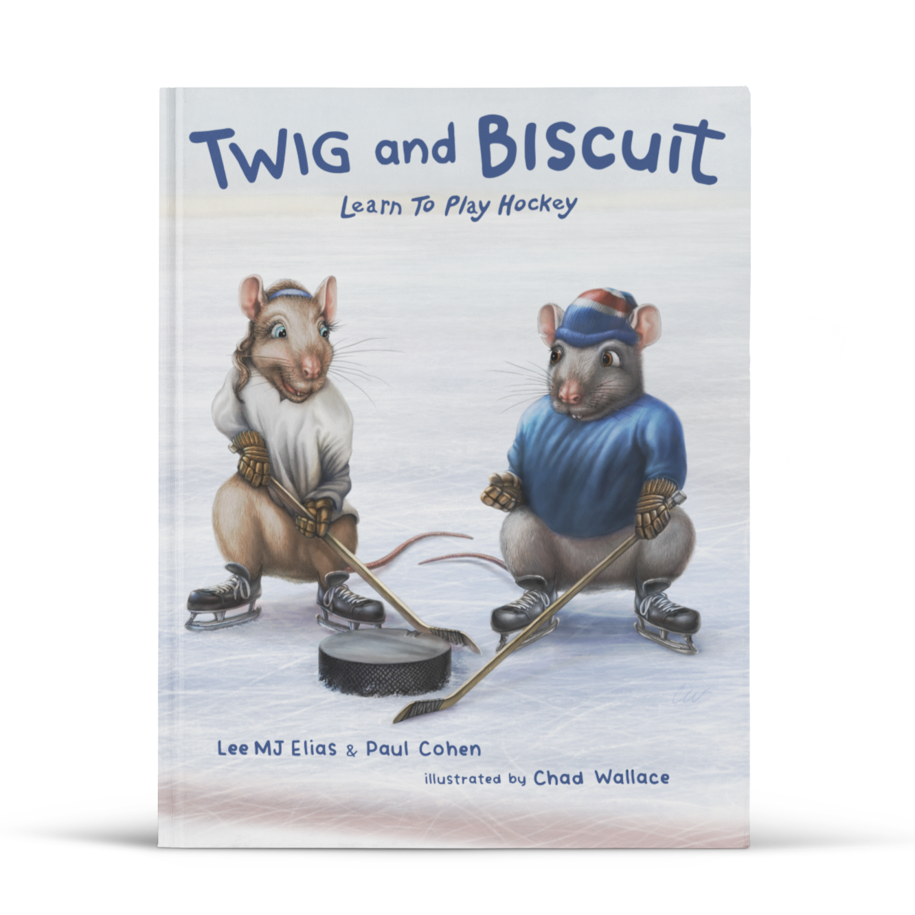 Twig and Biscuit Learn to Play Hockey