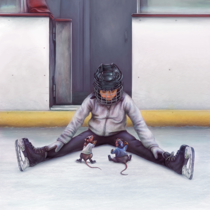 Twig and Biscuit Learn to Skate