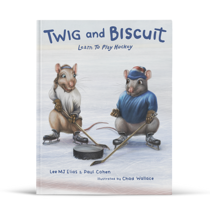 Twig and Biscuit Learn to Play Hockey